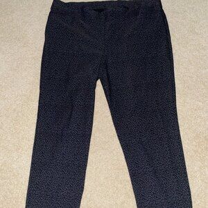 Black Animal Print Pants